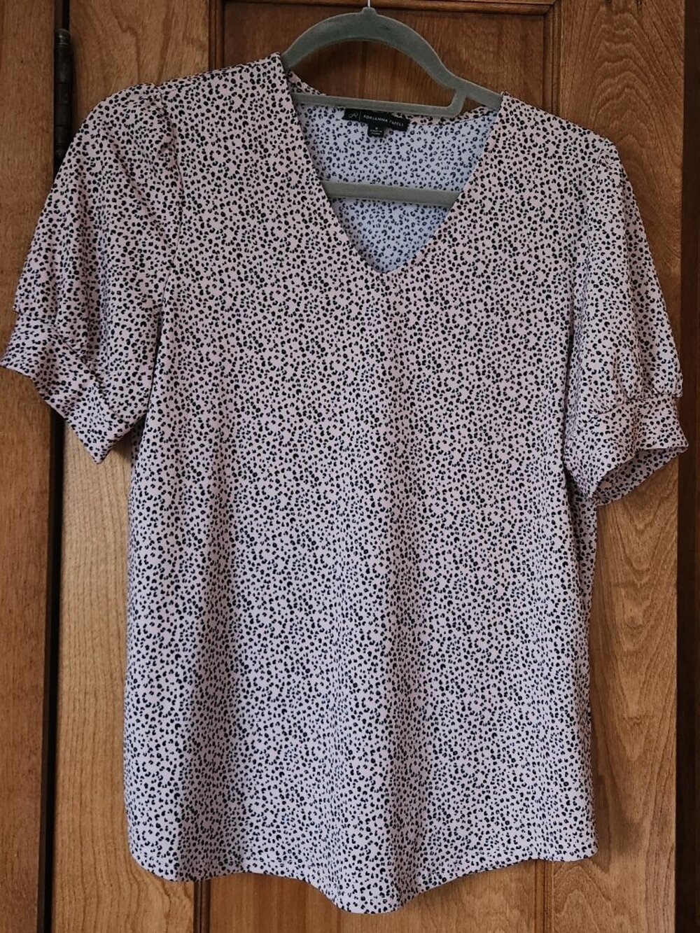 Adrianna Papell Short Sleeve Blouse